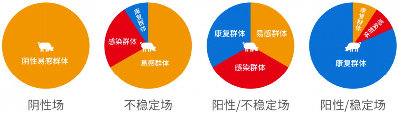 蓝耳病防控需要体系化：四种感染猪场转归可以有这样的路径！