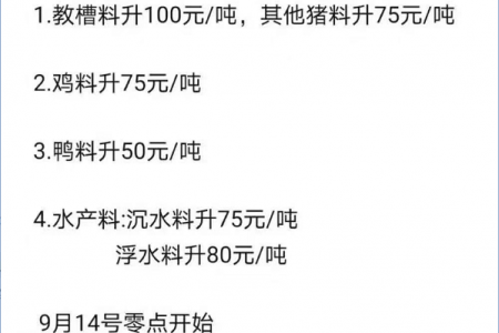 猪料再次上调100元/吨！饲料再迎涨价潮？