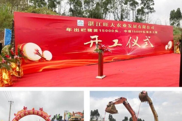年出栏3万头！湛江旺大生猪项目工程正式开工建设