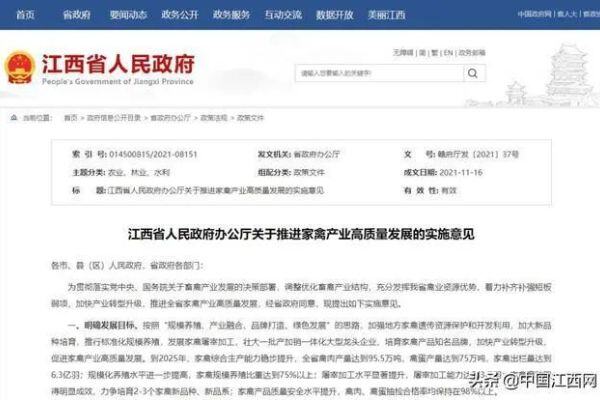 2025年，江西家禽出栏将达6.3亿羽！八大措施推进家禽产业发展