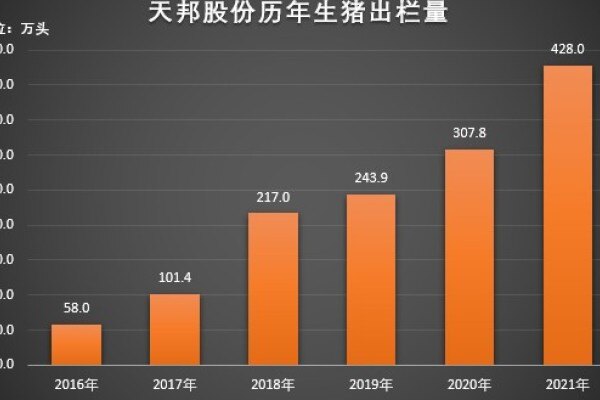 天邦股份2021年出栏生猪428万头，同比增长近四成