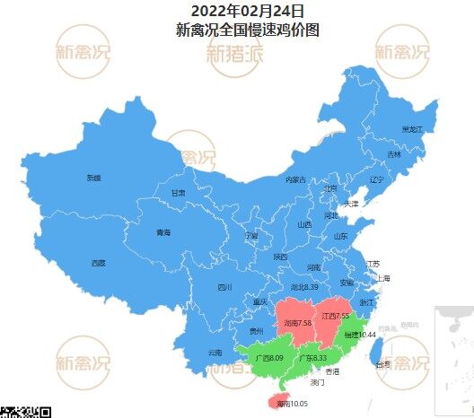 2月24日 廣東雞價(jià)穩(wěn)中有升！