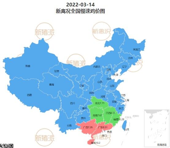 3月14日  中速类国鸡价格大体上涨！【特约鸡价指数】