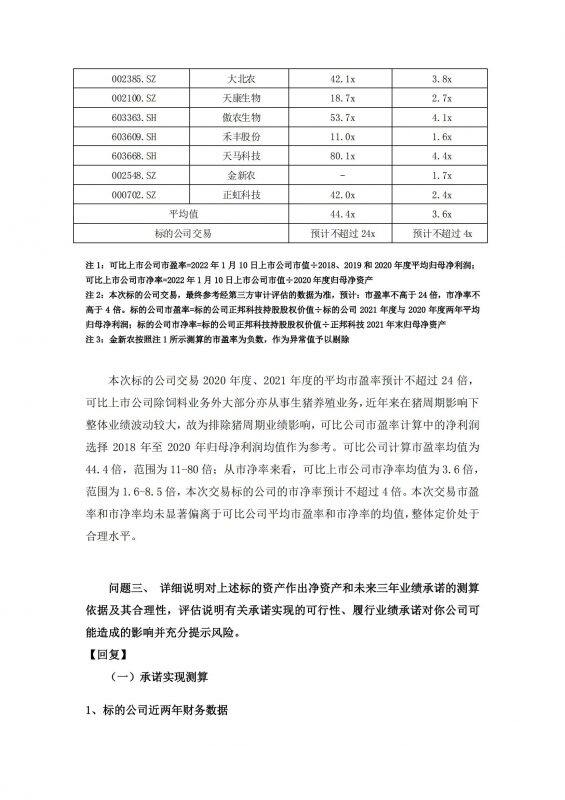 增厚资金储备超30亿！正邦转让20%饲料业务，集中资源重点发展养猪