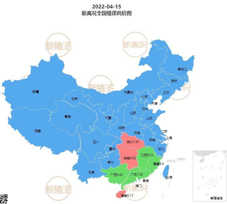 4月15日多地鸡价以稳为主，川渝地区【鸡价指数】