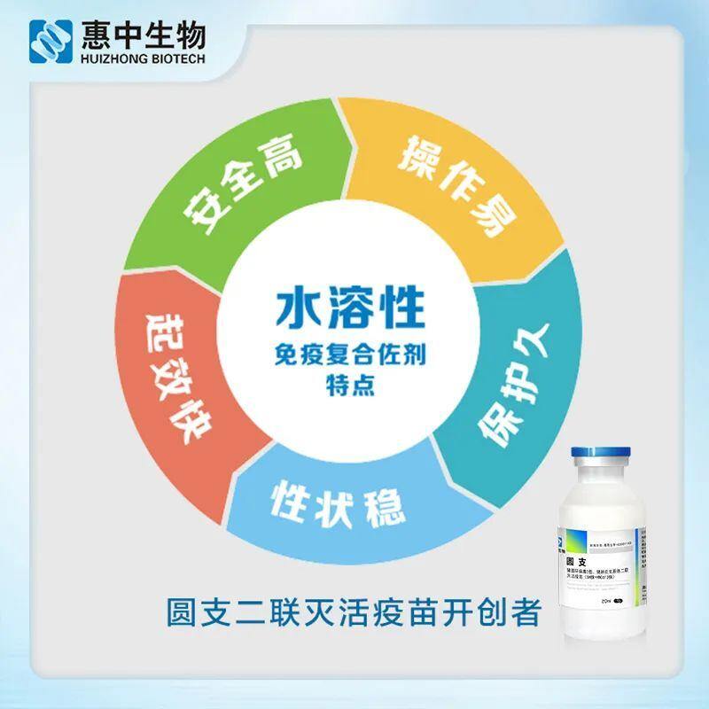 惠中生物-圆支二联疫苗入围中国猪业抗疫增效技术创新大赛候选项目