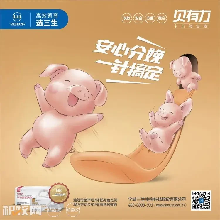 宁波三生​【贝有力-国家二类新兽药】入围中国猪业抗疫增效技术创新大赛候选项目