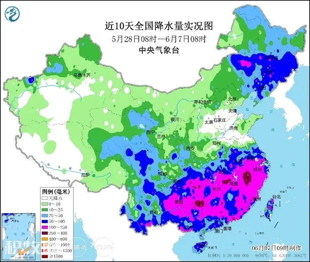 警惕！特大暴雨或影响江西787万头猪！广东、广西、福建等地未来暴雨持续下10天