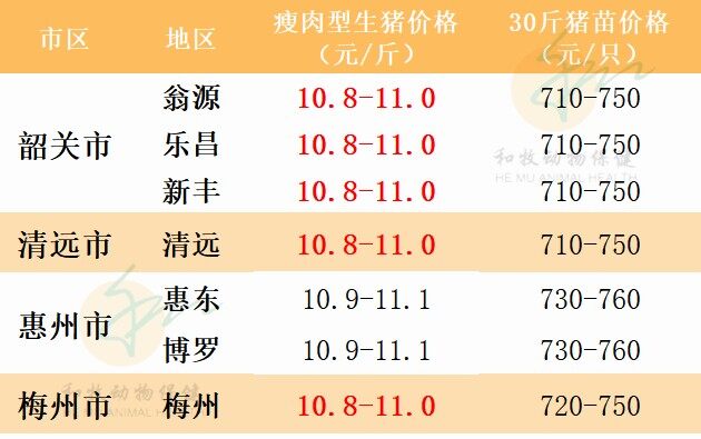 7月1日：全国均价10元/斤，广东“破11冲12”！【瑞普生物·猪价指数】