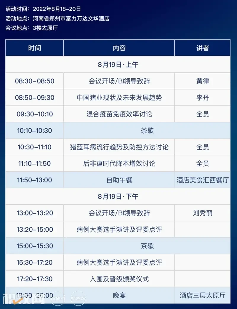 第一批15个入围案例名单出炉，2022中国猪业兽医病例讨论大赛北区路演8月19日在郑州开启！