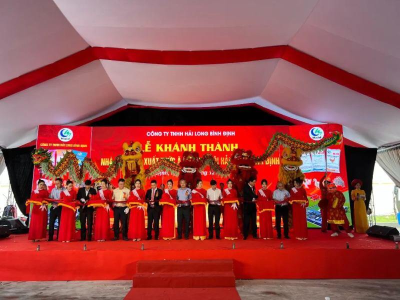 庆典-剪彩.jpg 海大国际化布局再落一子,越南平定海龙开业