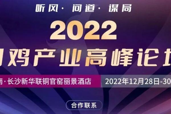 今年最后一场行业大会！期待与您“湘”约2022国鸡产业高峰论坛，共赴未来