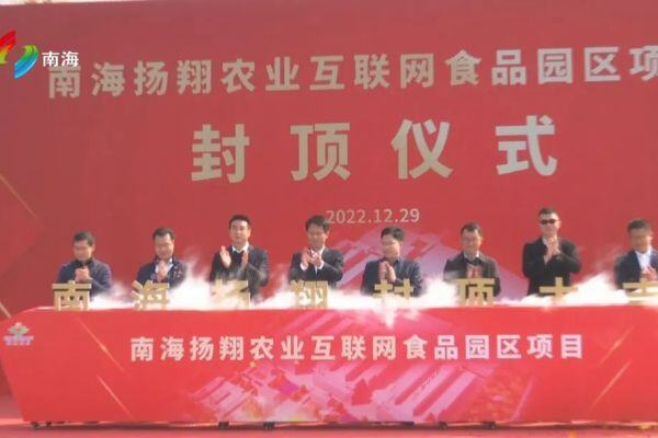 年出栏超16万头，南海扬翔农业互联网食品园区项目封顶！