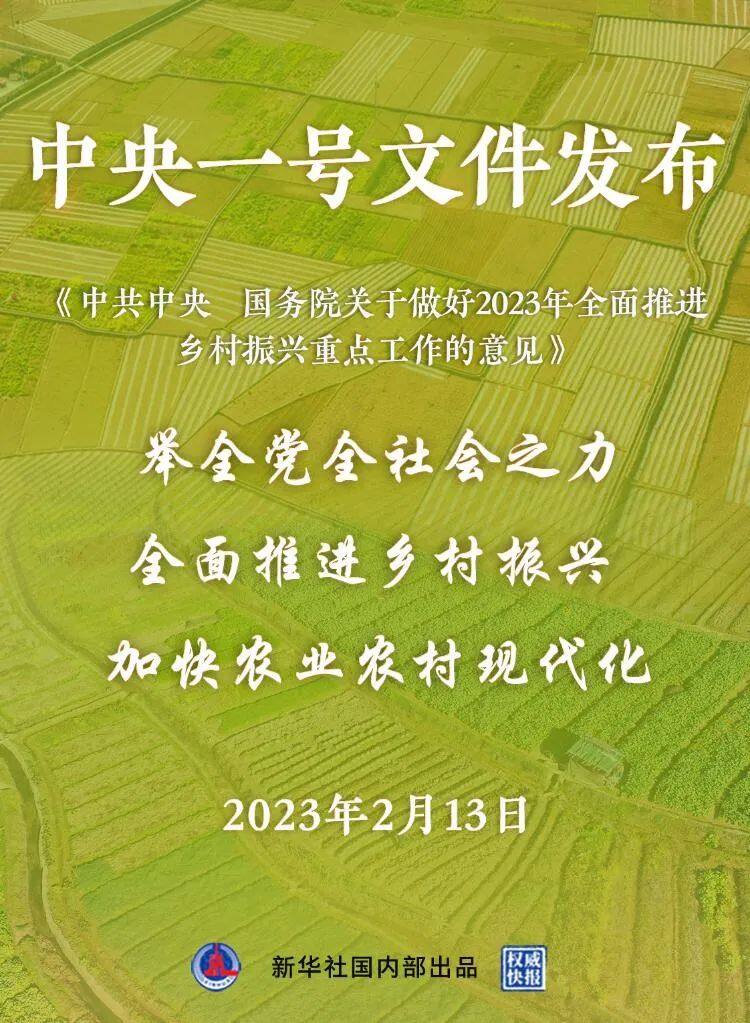 重磅！2023中央一号文件公布，养猪人需重点关注这十条…