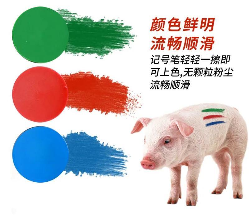 猪场背部标记三原则：非必要不标；简单、统一；熟练掌握