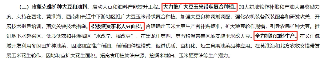 1.54亿亩！破2000万吨！农垦系统将继续带头扩种大豆油料...