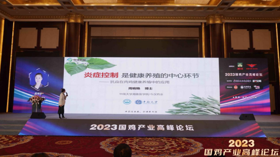 今汉药业周响艳：炎症控制是健康养殖的中心环节【2023国鸡产业高峰论坛】