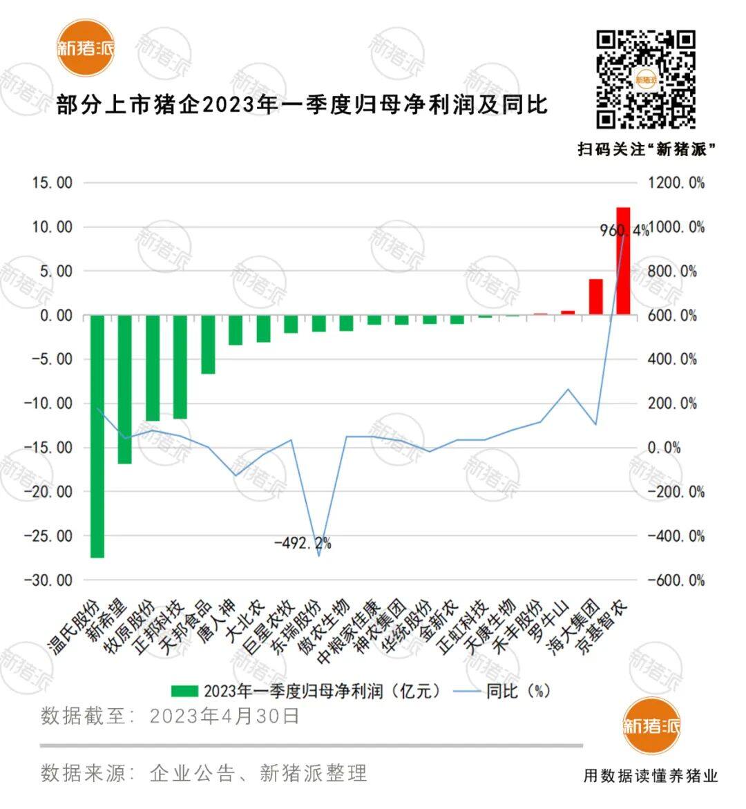 总负债超4400亿！5月5日起正邦将被“*ST”，一季度21家上市猪企17家亏