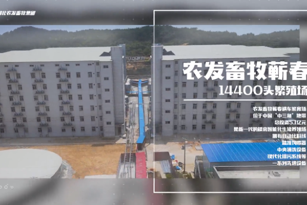 年出栏30万头，农发畜牧蕲春县楼房猪场项目竣工