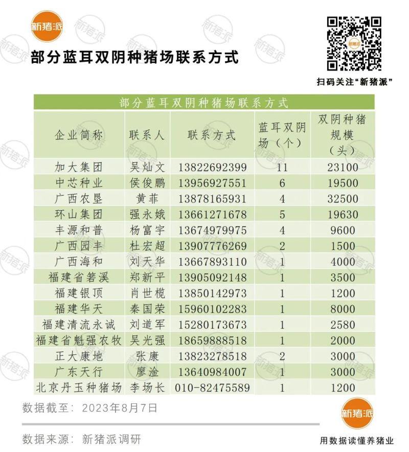 41万头种猪净化！中芯种业、加大、广西农垦等全国100多家猪场实现蓝耳双阴