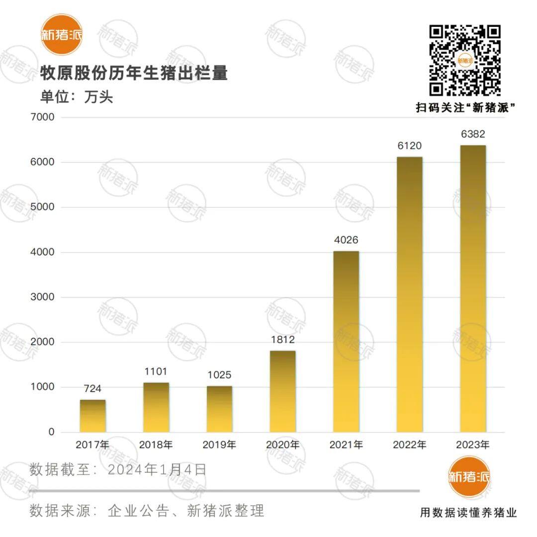 160万头！2023年种猪销量TOP10：中芯种业37万，史记28万，加大20万，牧原18万…