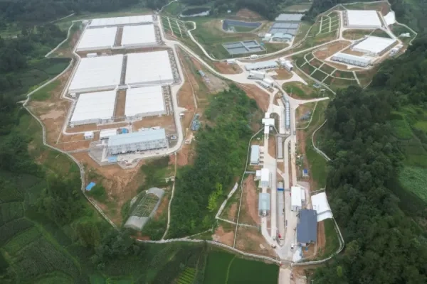 上海东方希望畜牧有限公司南郑生猪养殖项目正式投产运营！预计年出栏生猪可达12.5万头