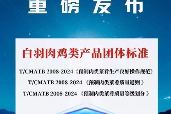 山东高密市牵头制定的白羽肉鸡预制菜团体标准发布