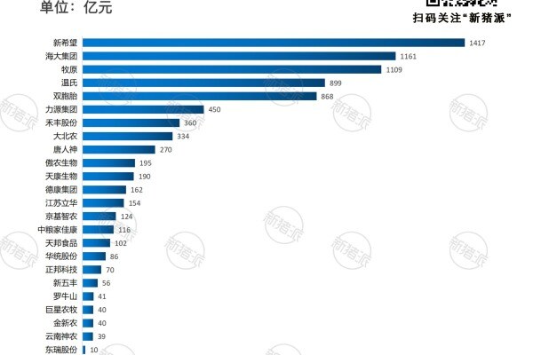 2023年头部企业集团营业额