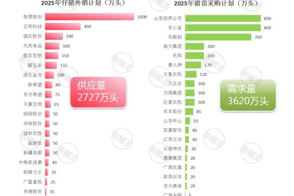 2025年仔猪供求量关系