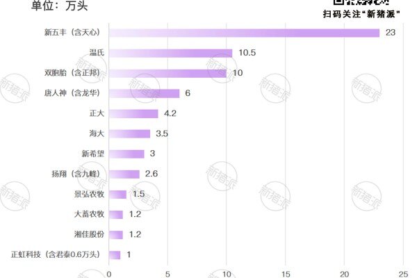 2024年湖南省集团养猪企业能繁母猪存栏量
