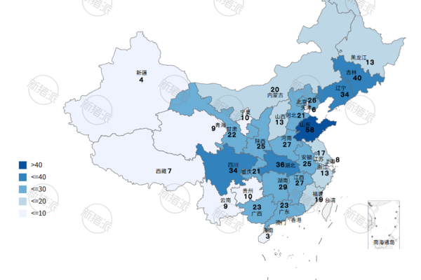 2025年，全国632个生猪跨省调运检查站分布情况