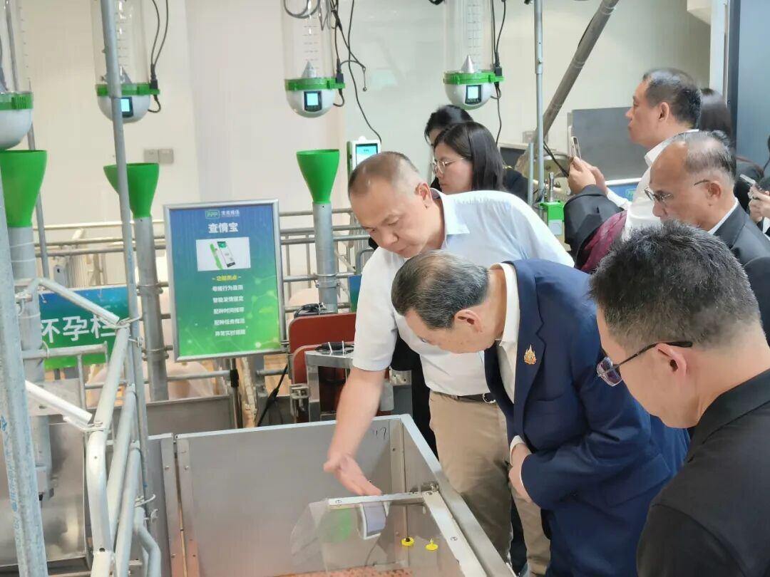 正大集团资深董事长谢国民率队深度考察影子科技,共绘全球智能养殖新蓝图