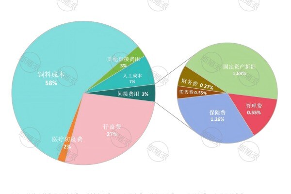 2024年全国大规模场肉猪养殖成本结构分析